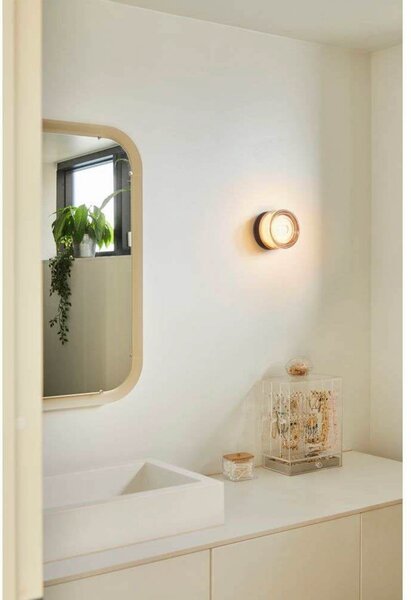 LOOM DESIGN Φωτιστικό οροφής LED Otto Wave, κεχριμπάρι, IP65, ρυθμιζόμενος, Πορτοκαλί, Γυαλί, σύγχρονο