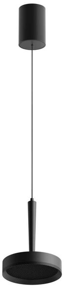 LOOM DESIGN LED κρεμαστό φωτιστικό Nyx P1, μαύρο, αλουμίνιο, ρυθμιζόμενος, Μαύρο, Σαλόνι / τραπεζαρία, Αλουμίνιο, σύγχρονο