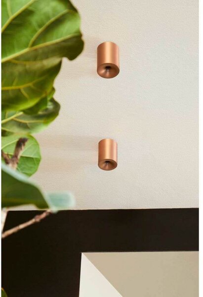LOOM DESIGN LED φωτιστικό οροφής Nyx, μπρονζέ, IP54, ρυθμιζόμενος, Μπρούτζινο / Αντικέ ορείχαλκου, Μπάνιο, Αλουμίνιο, σύγχρονο
