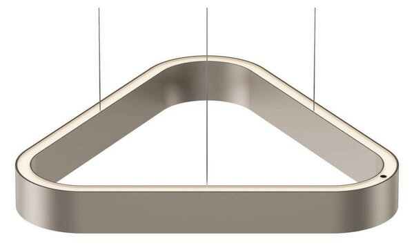 LOOM DESIGN Φωτιστικό LED κρεμαστό Trigon, κρεμ, αλουμίνιο, 40 εκ., ρυθμιζόμενος, Μπεζ, Σαλόνι / τραπεζαρία, Αλουμίνιο, σύγχρονο