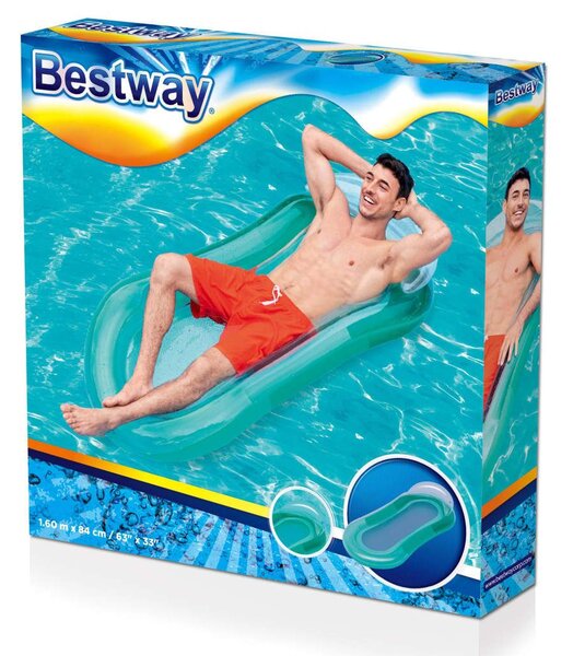 Bestway Στρώμα Θαλάσσης Φουσκωτό Aqua Lounge - Πολύχρωμο