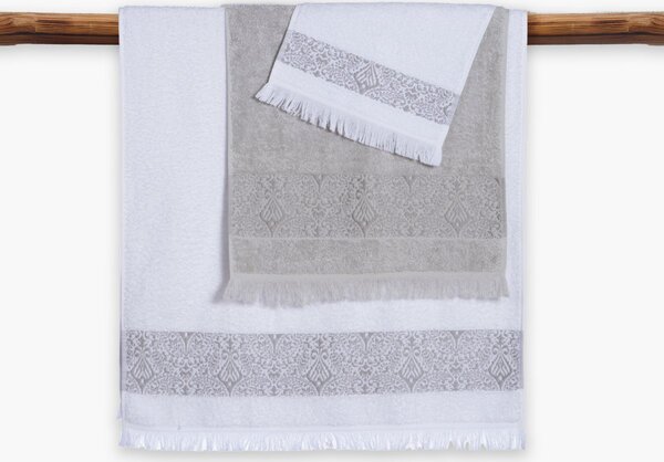 Πετσέτα Χεριών (30x50) Nef-Nef Homeware Jetrix White 500gsm