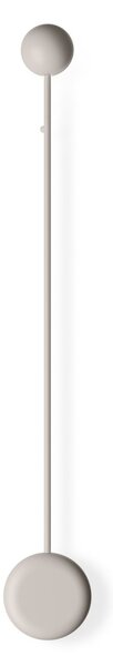 Vibia Pin 1692 LED απλίκα, 70 cm, κρεμ, Μπεζ, Σαλόνι / τραπεζαρία, Μέταλλο, σύγχρονο