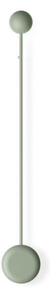 Vibia Pin 1692 LED απλίκα, 70 cm, πράσινο, Πράσινο, Σαλόνι / τραπεζαρία, Μέταλλο, σύγχρονο