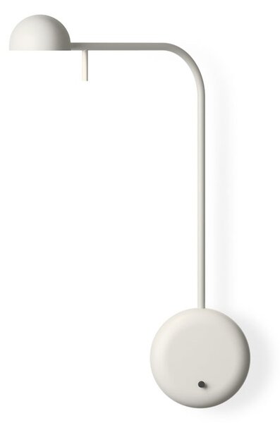 Vibia Pin 1680 LED απλίκα, 39 cm, λευκό, Λευκό, υπνοδωμάτιο, Μέταλλο, σύγχρονο