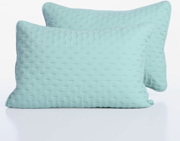 Ζεύγος Μαξιλαροθήκες Καπιτονέ (52x72) Nef-Nef Homeware Adelle Green