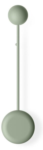 Vibia Pin 1690 LED απλίκα, 40 cm, πράσινο, Πράσινο, Σαλόνι / τραπεζαρία, Μέταλλο, σύγχρονο