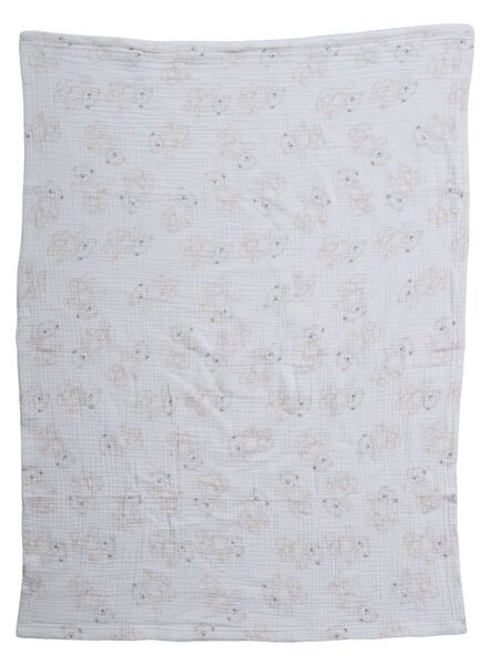 Κουβέρτα Πικέ Αγκαλιάς (75x100) + Λούτρινο Nef-Nef Homeware Teddy Beige