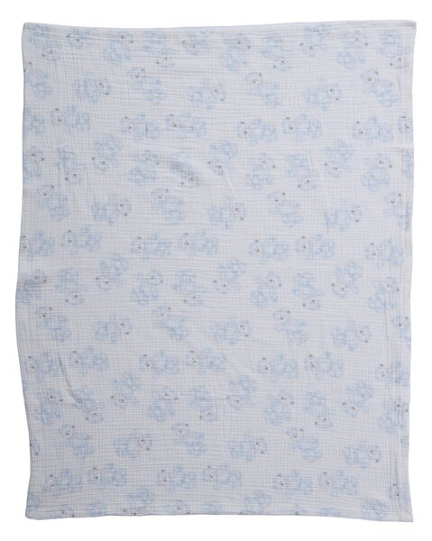 Κουβέρτα Πικέ Αγκαλιάς (75x100) + Λούτρινο Nef-Nef Homeware Teddy L.Blue