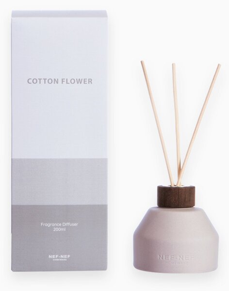 Αρωματικό Χώρου 200ml Με Στικς Nef-Nef Homeware Cotton Flower