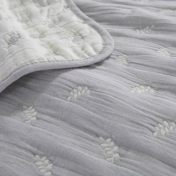 Κουβερλί Υπέρδιπλο (230x240) 2 Όψεων Nef-Nef Homeware Surreal Grey
