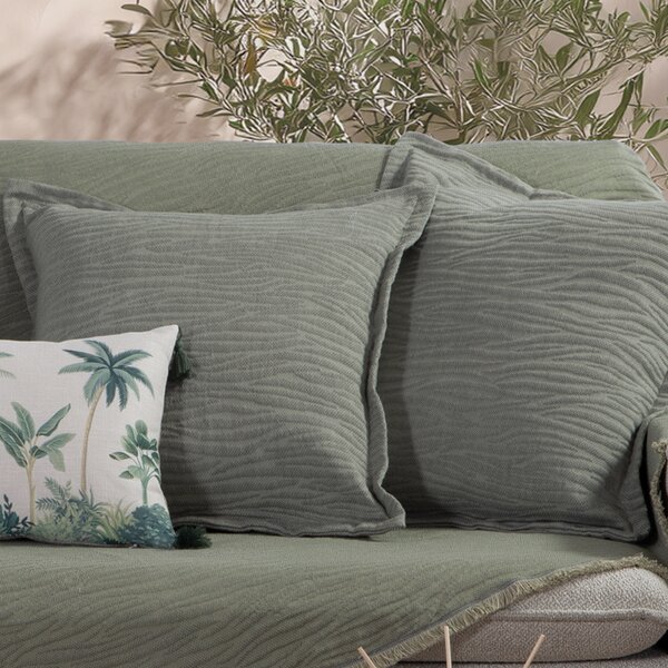 Διακοσμητικό Μαξιλάρι (50x50) Nef-Nef Homeware Zebra Green