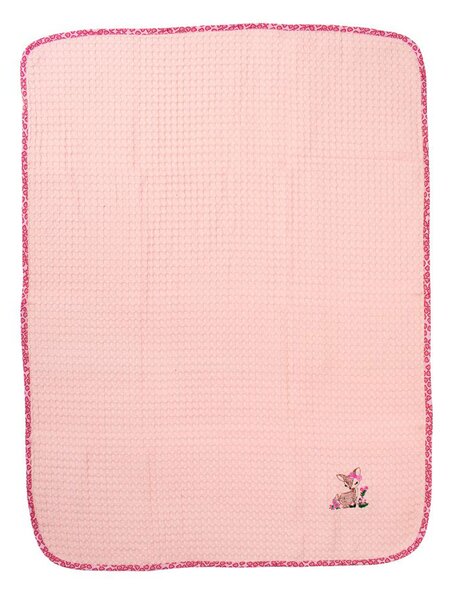 Κουβέρτα Πικέ Αγκαλιάς (80x110) Dimcol Deer 196 Pink