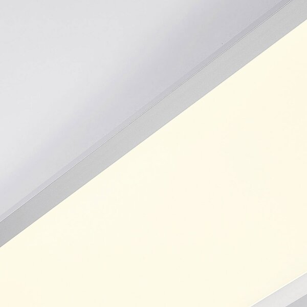 Arcchio LED πάνελ Lysander, 32W, CCT, 119cm, ασημί, ρυθμιζόμενος, Μεταλλικό, Μελέτη / Γραφείο, Αλουμίνιο, σύγχρονο