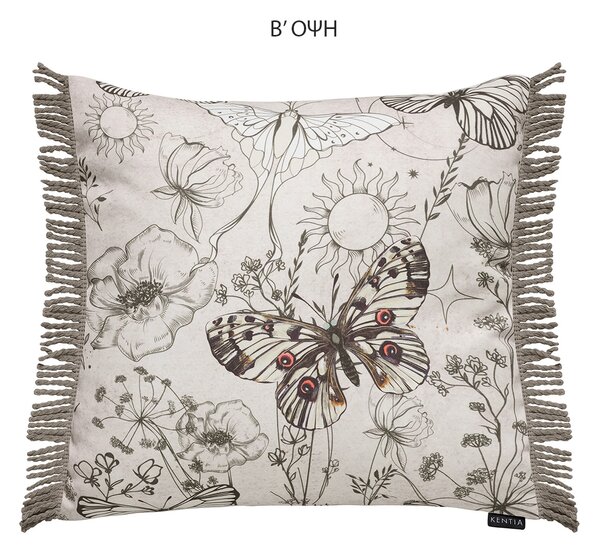 Διακοσμητική Μαξιλαροθήκη 2 Όψεων (50x50) Kentia Loft Fancy S26 03