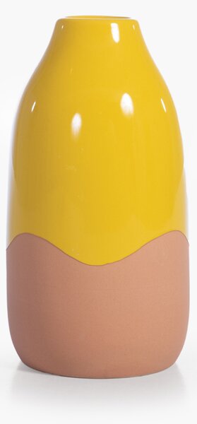 Διακοσμητικό Βάζο (Φ11x21.5) Nef-Nef Homeware Menza Yellow