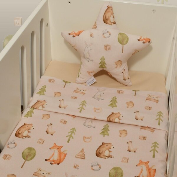 Σεντόνια Λίκνου (Σετ) Baby Oliver Design 428