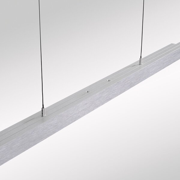 Paul Neuhaus LED κρεμαστή λάμπα Adriana Comfort Lift, αλουμίνιο, CCT, ρυθμιζόμενος, Μεταλλικό, Σαλόνι / τραπεζαρία, Αλουμίνιο, σύγχρονο