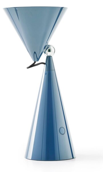 Tom Dixon LED φορητή επιτραπέζια λάμπα POSE, γαλάζια ύψος 25 cm IP20, ρυθμιζόμενος, Μπλε, Σαλόνι / τραπεζαρία, Πλαστικό, σχεδιασμός