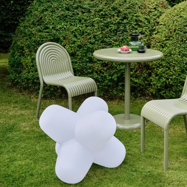 Tom Dixon LED φορητή επιτραπέζια λάμπα JACK, λευκή, 58 x cm, IP65, ρυθμιζόμενος, Λευκό, Σαλόνι / τραπεζαρία, Πλαστικό, σχεδιασμός
