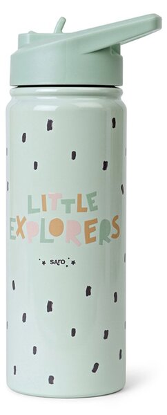 Παγούρι - Θερμός 500ml Με Καλαμάκι Saro Little Explores 74563