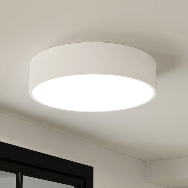 Arcchio Φωτιστικό οροφής LED Noabelle, Ø 40 cm, λευκό, μέταλλο, ρυθμιζόμενος, Λευκό, Κουζίνα, Μέταλλο, σύγχρονο