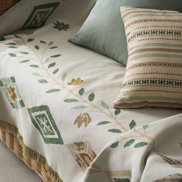Ριχτάρι Καναπέ Διθέσιου (180x210) Gofis Home Ishara Garden Green 573/07