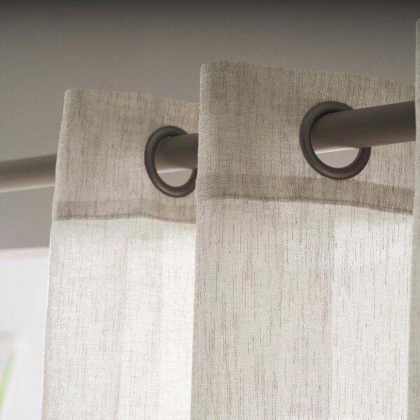 Κουρτίνα (140x280) Με Τρουκς Gofis Home Combe Cloud Grey 502/01
