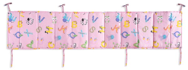 Πάντα Κούνιας (200x43) Rythmos Baby Letterland Pink