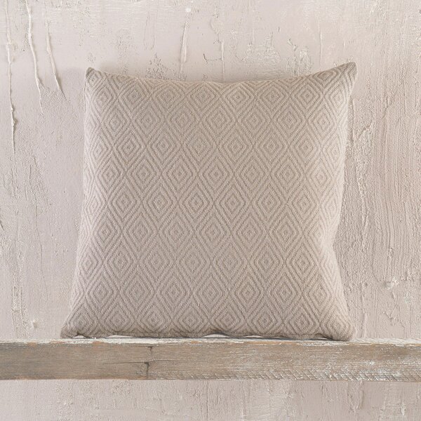 Διακοσμητική Μαξιλαροθήκη (40x40) Rythmos Elysse Beige-Grey