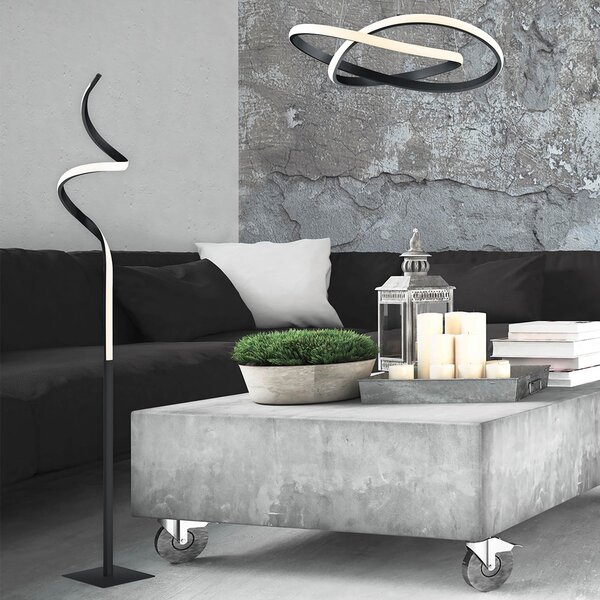 Φωτιστικό Δαπέδου LED Dimmable RL Course Black R42051132