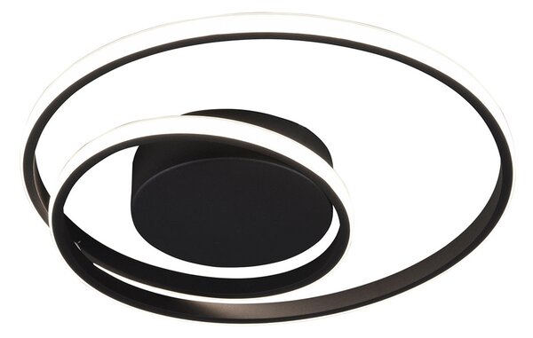 Φωτιστικό Πλαφονιέρα LED Dimmable RL Zibal Black R62911132