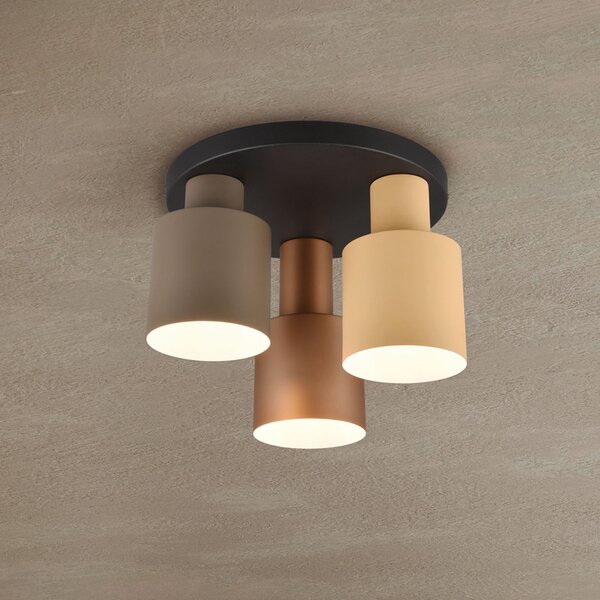 Φωτιστικό Οροφής Τρίφωτο Trio Lighting Agudo 619430317