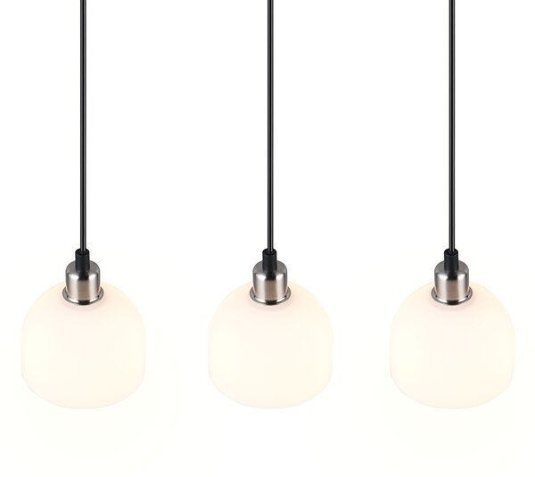 Φωτιστικό Οροφής Τρίφωτο RL Molly Silver R31863007