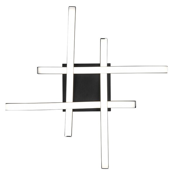 Φωτιστικό Πλαφονιέρα LED RL Route Black R62474432