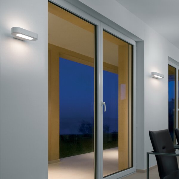 Artemide Talo σχεδιαστικό φωτιστικό τοίχου R7s 21 cm λευκό, ρυθμιζόμενος, Λευκό, Διάδρομος, Μέταλλο, σχεδιασμός