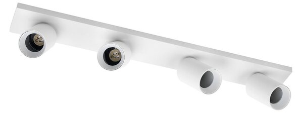 Arcchio Strahler Brinja, λευκό, γωνιακό, Ø 7 cm, 4 φτερά, GU10, ρυθμιζόμενος, Λευκό, Σαλόνι / τραπεζαρία, Αλουμίνιο, σύγχρονο