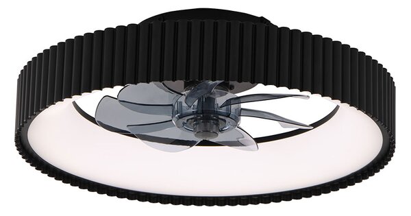 Ανεμιστήρας Οροφής Με Φως Led & Τηλεχειριστήριο 30εκ. Aca FAN6689BK Black