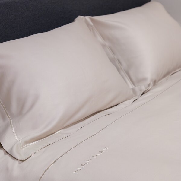 Παπλωματοθήκη Υπέρδιπλη (Σετ 225x245) Naf-Naf Unique Light Grey