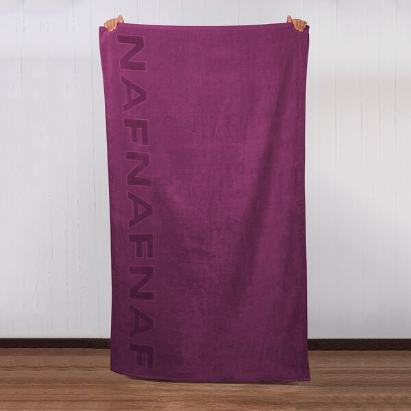 Πετσέτα Θαλάσσης (90x170) Naf-Naf Velour Viola