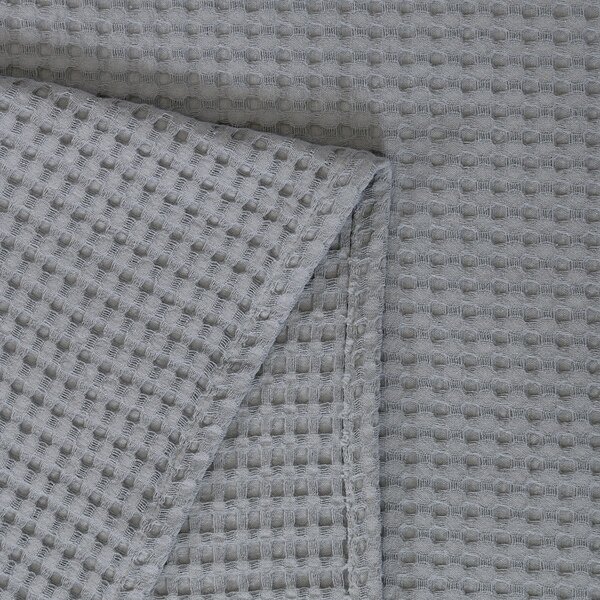 Κουβέρτα Πικέ Μονή (170x240) Naf-Naf Waffle Grey
