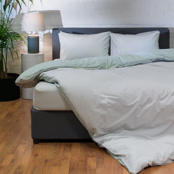 Παπλωματοθήκη Μονή (Σετ 165x245) 2 Όψεων Naf-Naf Hue Grey Violet - Ghost Grey