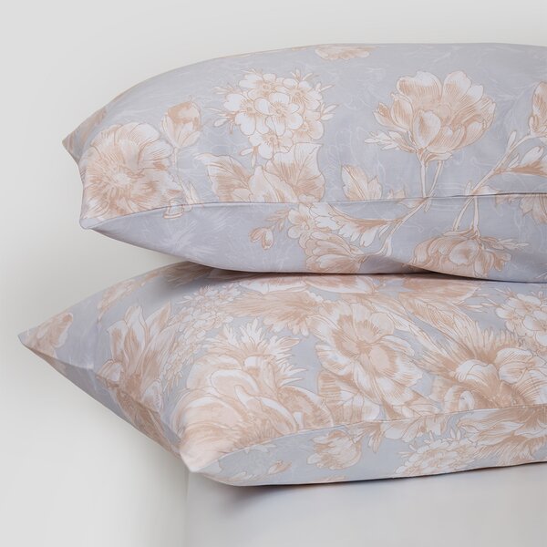 Ζεύγος Μαξιλαροθήκες (50x70) Naf-Naf Diamond 253 Pearl Sky