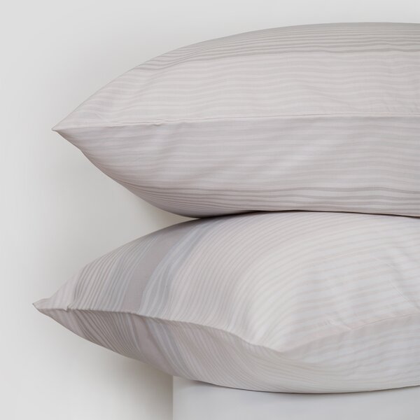 Ζεύγος Μαξιλαροθήκες (50x70) Naf-Naf Diamond 254 Opal Grey