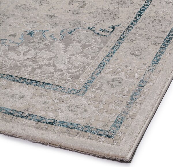 Χαλί Διαδρόμου (67x140) Βιοκαρπέτ Gossip 9860A Grey Blue