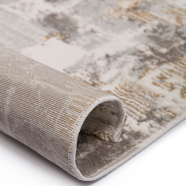 Χαλί Διαδρόμου (67x140) Βιοκαρπέτ Gossip 9856A White Gold