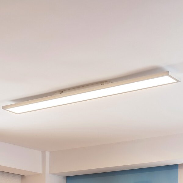 Arcchio Enora LED πάνελ, 3500lm, λευκό, μέταλλο, 119,5 cm, Λευκό, Σαλόνι / τραπεζαρία, Πλαστικό, σύγχρονο