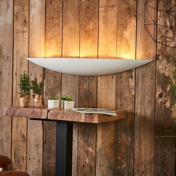Lindby Φωτιστικό τοίχου Tommi, λευκό, γύψος, 100 cm, E14, βαφόμενο, ρυθμιζόμενος, Λευκό, Σαλόνι / τραπεζαρία, Γύψος / πηλός, σύγχρονο