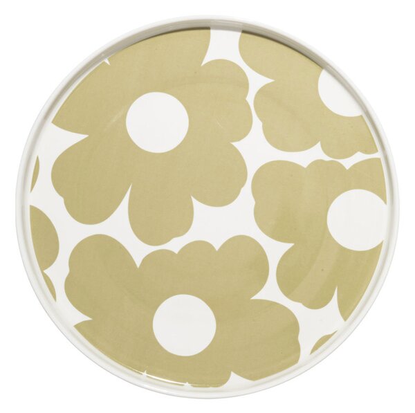 Πιάτο Φαγητού Ρηχό (Φ27) Estia Beige Bloom 07-38946