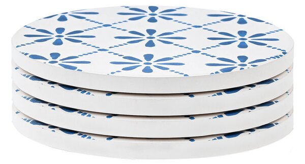 Σουβέρ (Σετ 4τμχ) Estia Aegean Tile 07-39257
